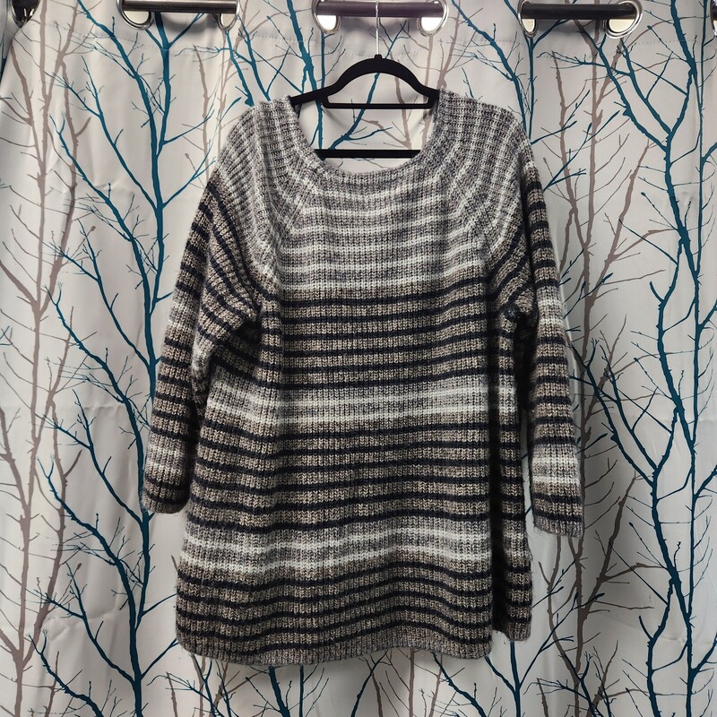 DC Jeans Sweater, Stripes, Size: 2X